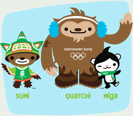 Vancouver 2010 Olympic Mascots