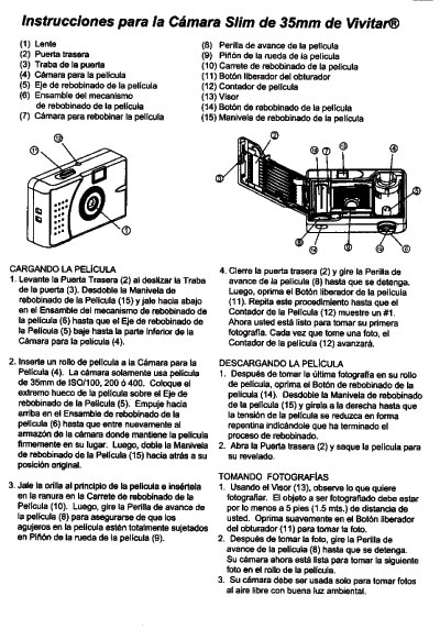 Vivitar Ultra Wide and Slim manual pg 4